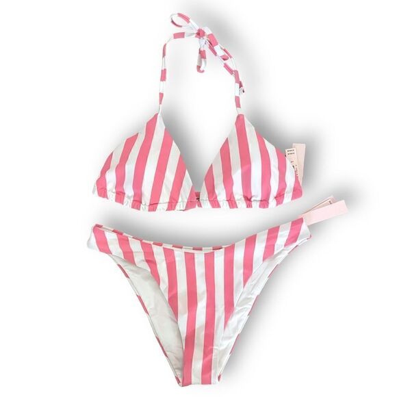 Victoria’s Secret Triangle Bikini 👙 Top & Brazilian Bottom |Size:Large| - Picture 1 of 10